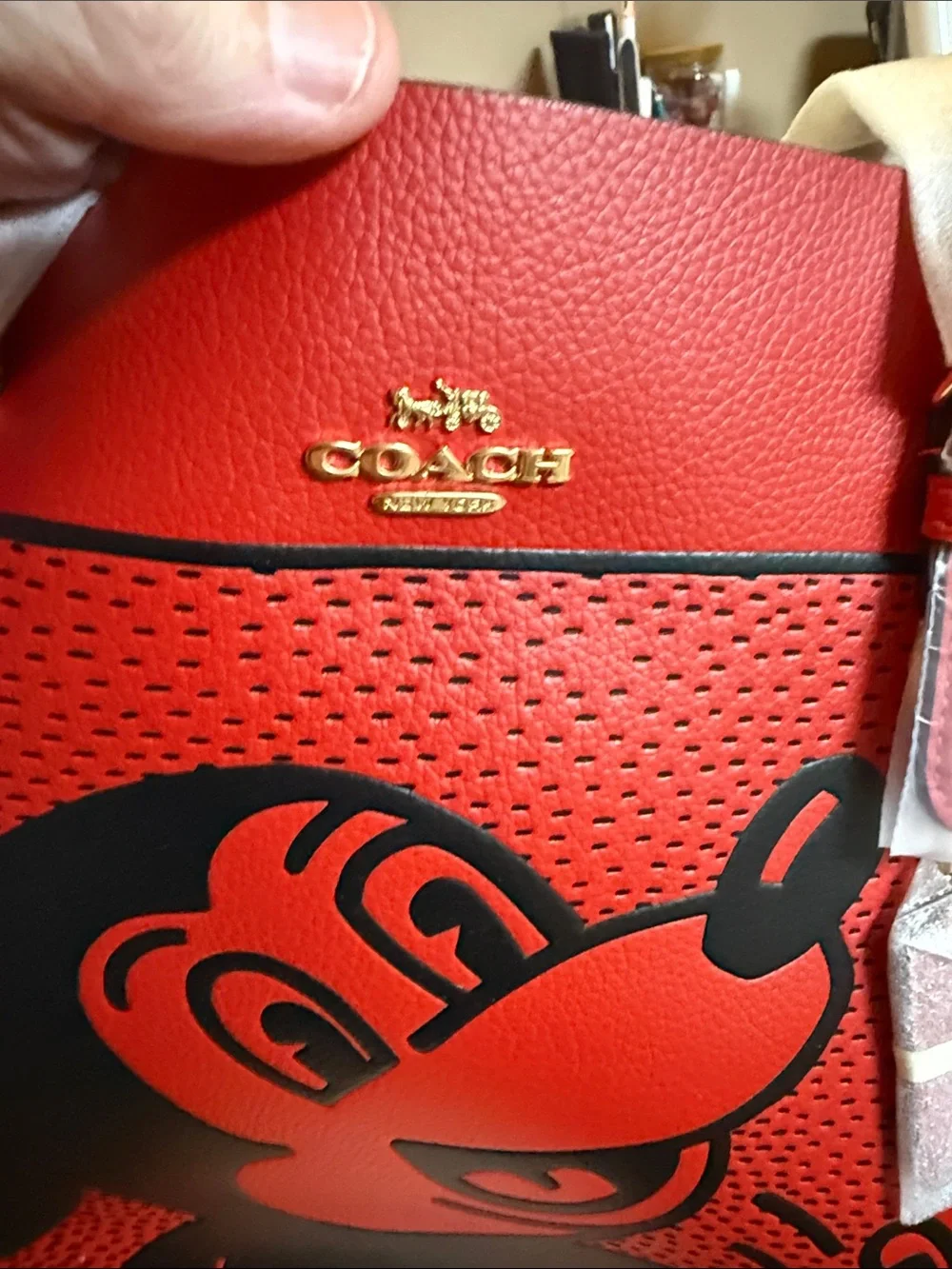 Coach leather tote